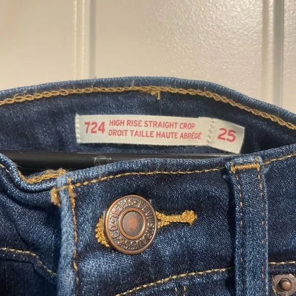 High Rise Straight Crop - Picture 4 of 4